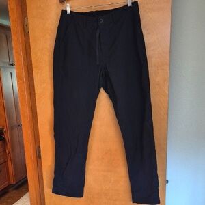 Eddie Bauer Fleece Lined Black Pants 10
